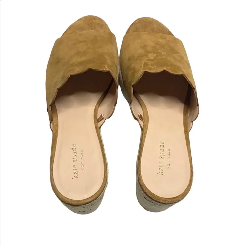 Kate Spade Toby Wedge Sandals Size 10
